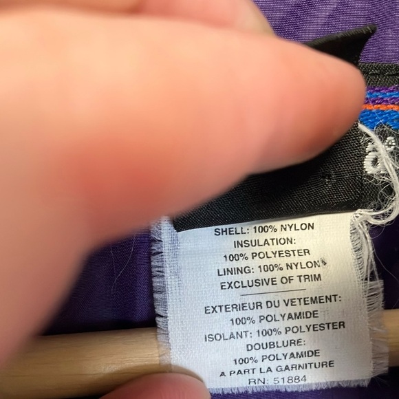 Patagonia Vintage Blue Winter Removable Hooded Jacket - Picture 9 of 11